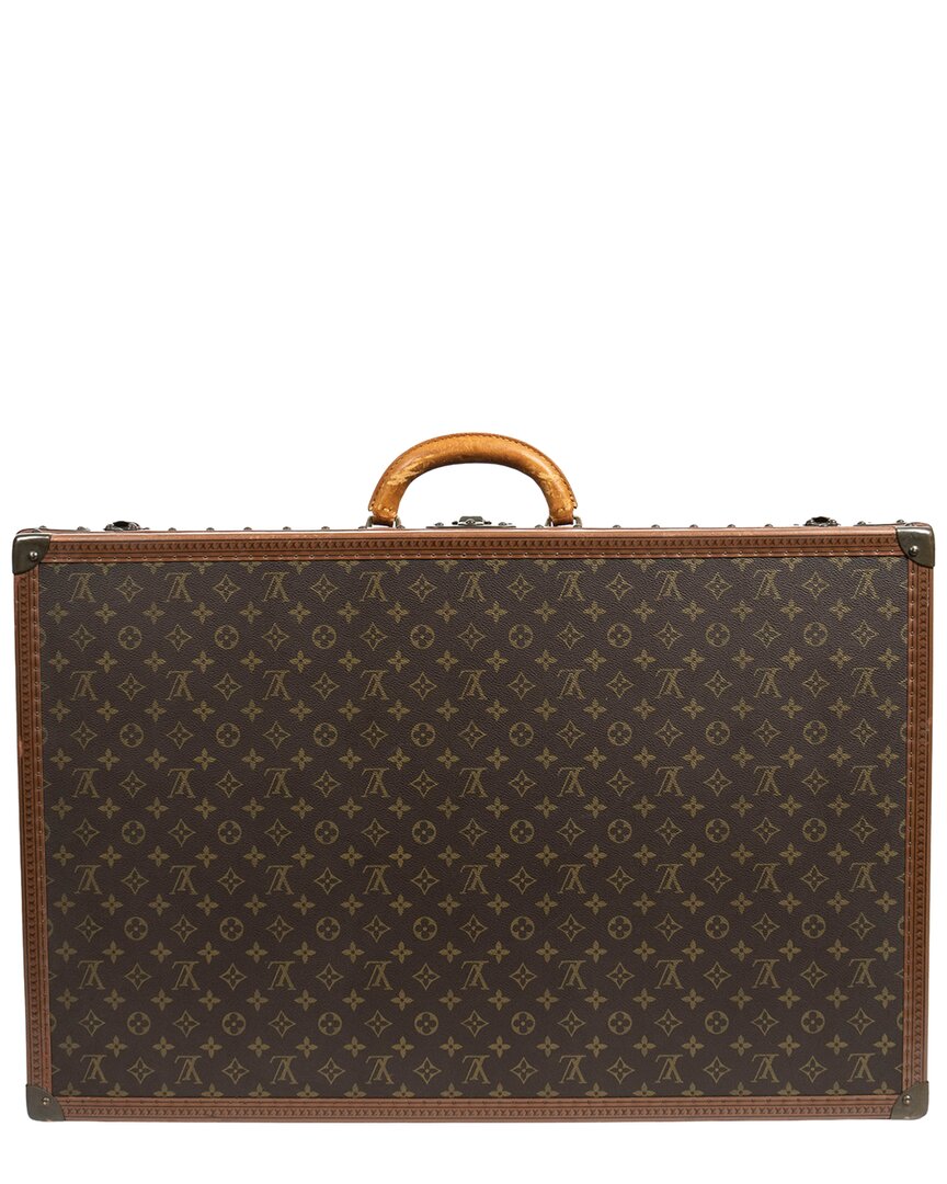 Pre-owned Louis Vuitton Brown Monogram Canvas Alzer 75 (authentic Pre-loved)