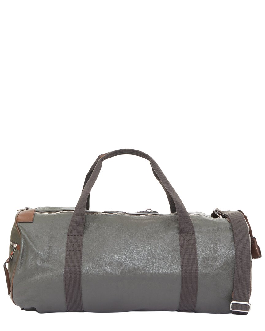 Pre-owned Dolce & Gabbana Brown Leather 2005 Duffel Bag (authentic Pre-loved)