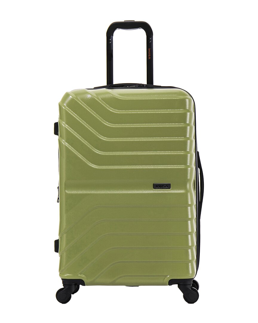 Shop Inusa Aurum Lightweight Expandable Hardside Spinner Luggage 24 In Green