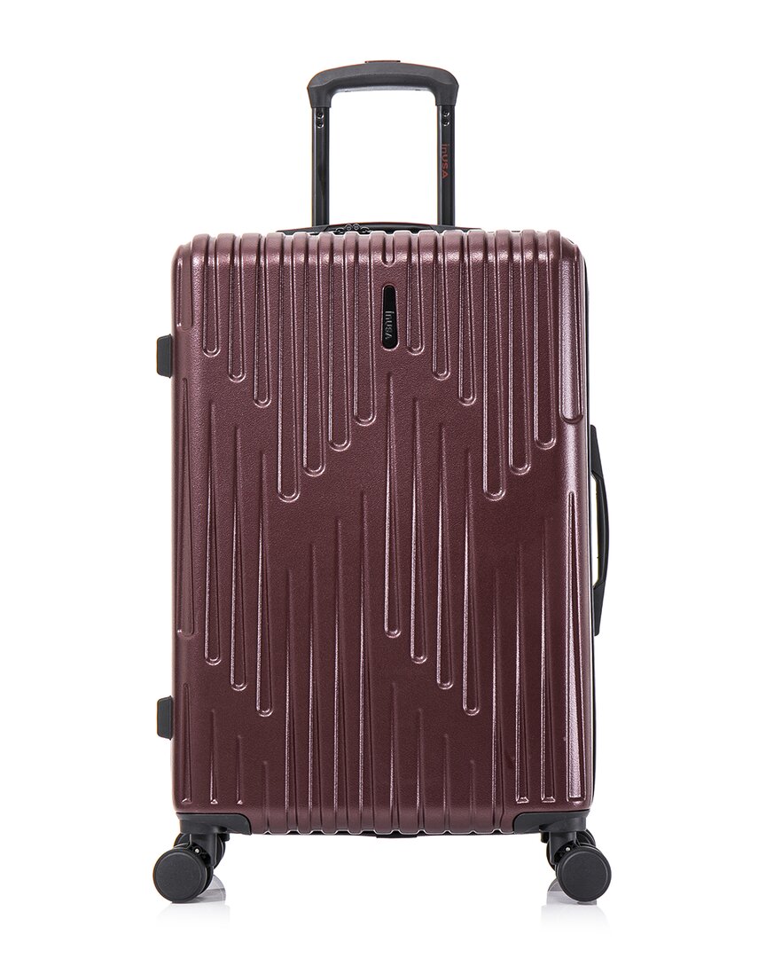 Shop Inusa Drip Lightweight Hardside Spinner Luggage 24 In Red