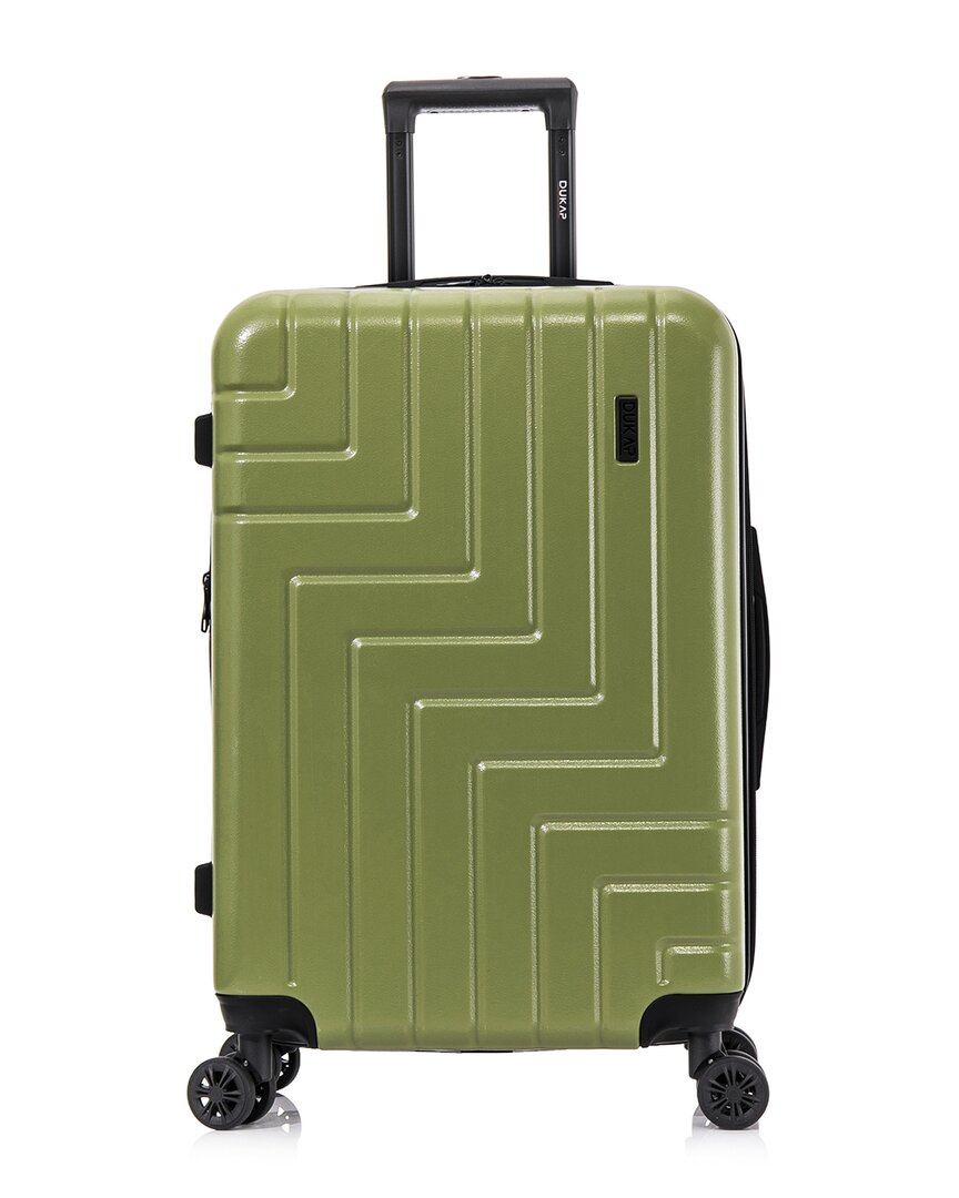 Shop Dukap Zahav Lightweight Expandable Hardside Spinner Luggage 24 In Green