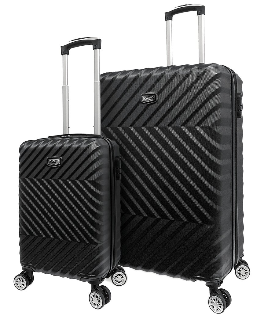 Toscano Imperiale 2pc Luggage Set In Black