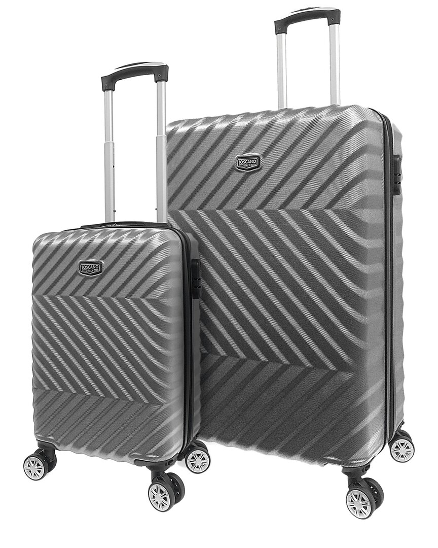 Toscano Imperiale 2pc Luggage Set In Silver