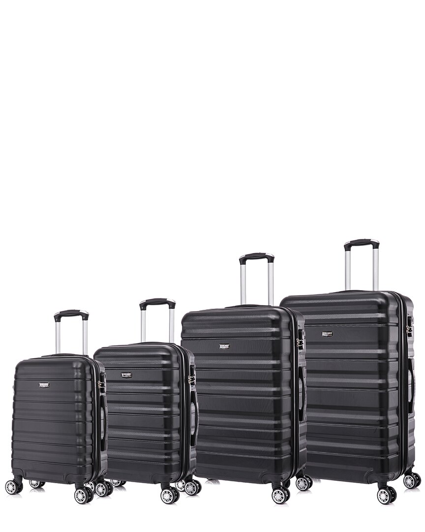 Toscano Magnifica 4pc Luggage Set In Black