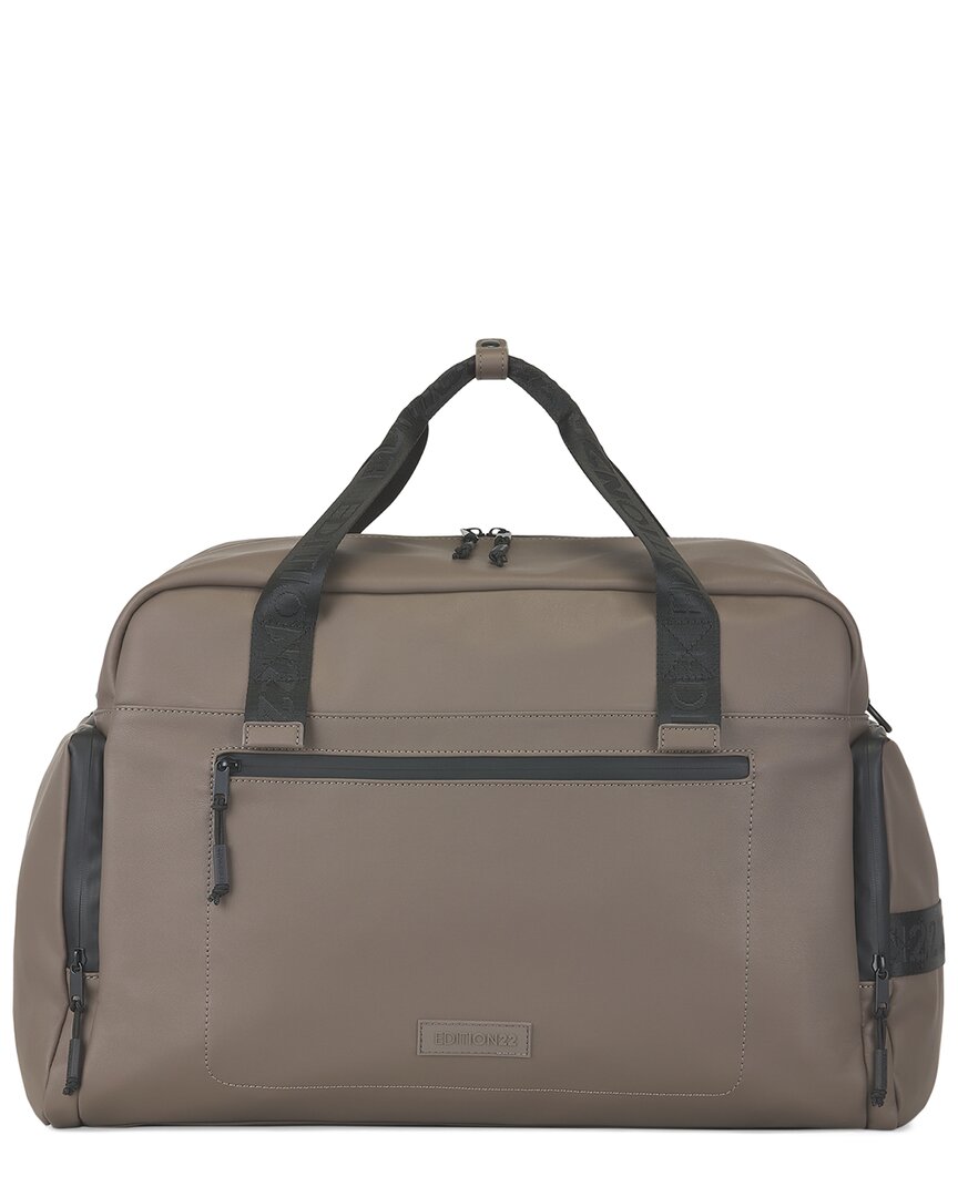 Edition22 Vision Duffel Bag In Gray