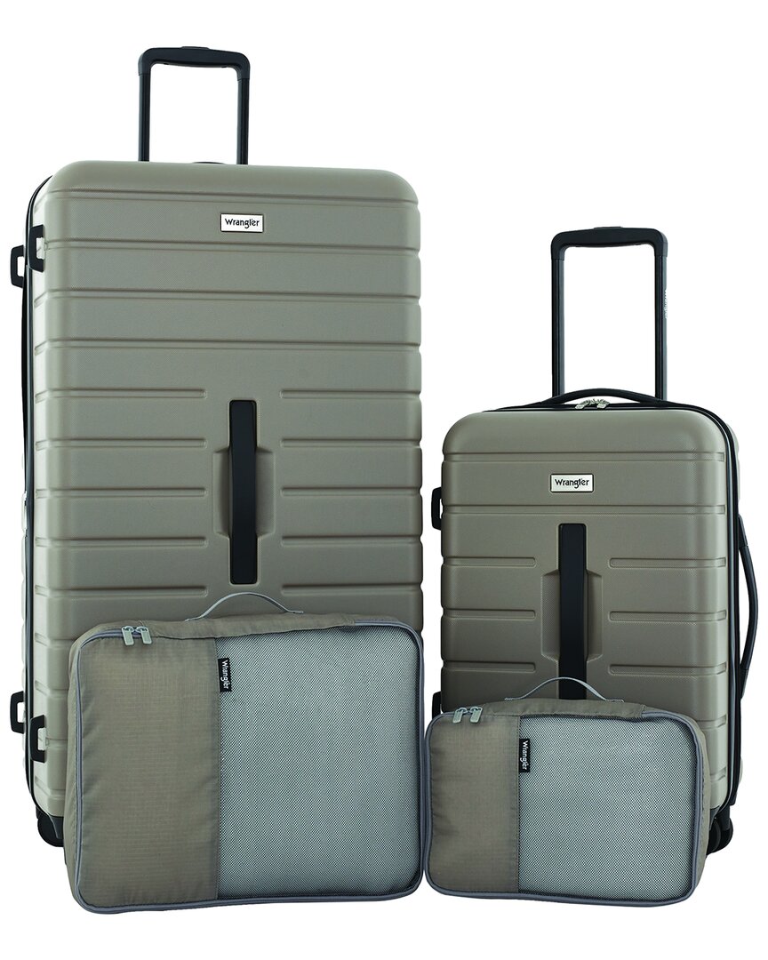 Wrangler Road Warrior 4pc Expandable Luggage Set
