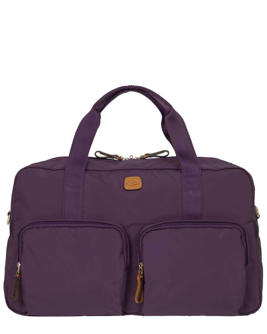 Shop Bric's X-bag 18in Boarding Duffel Bag In Purple