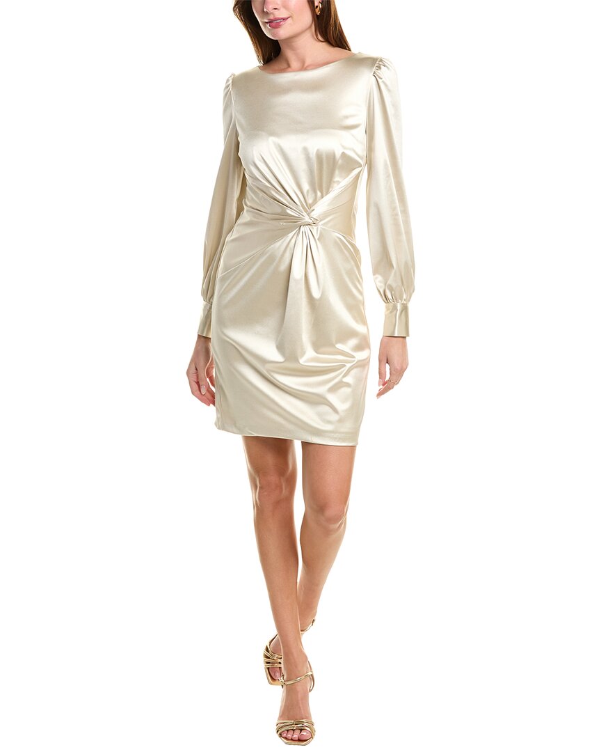 DONNA RICCO DONNA RICCO SATIN SHEATH DRESS