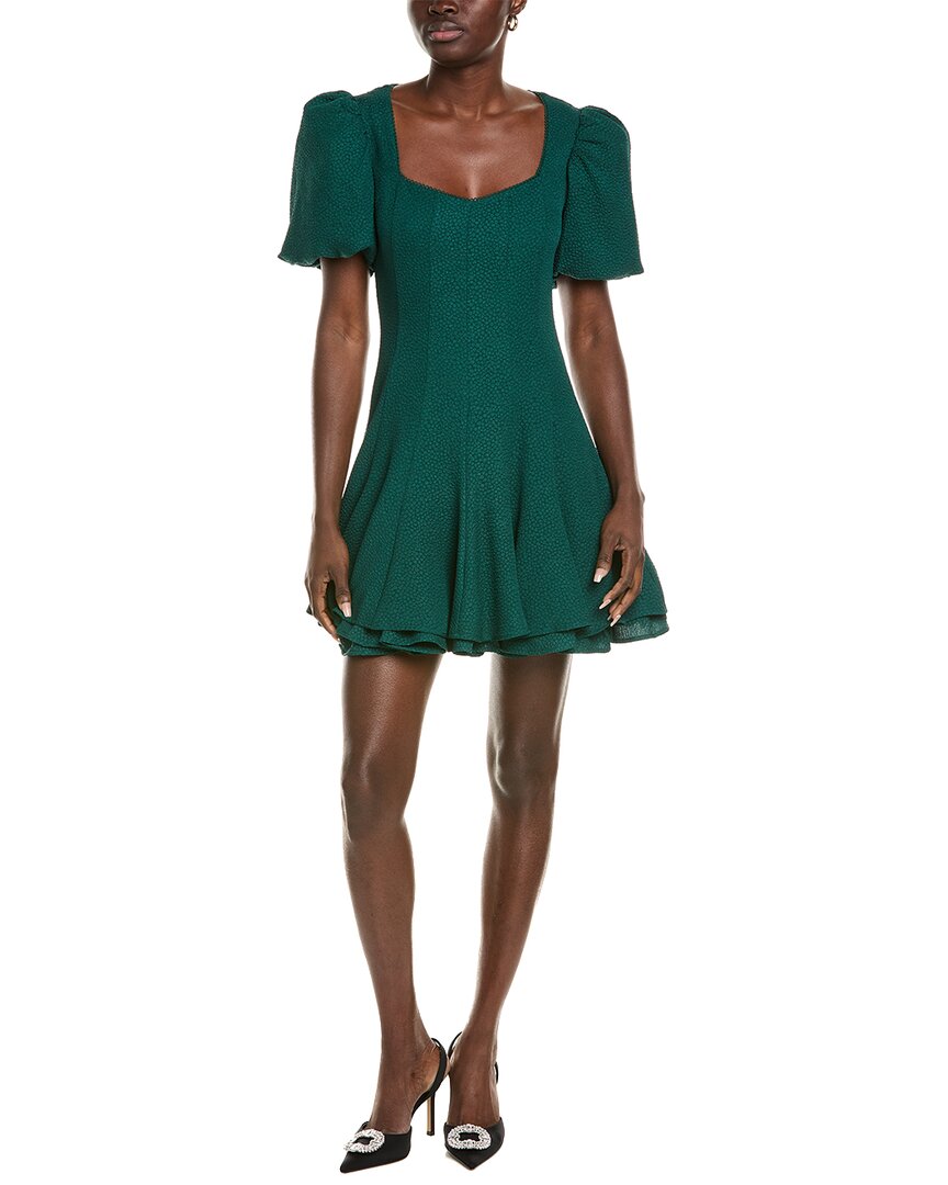 Rachel Parcell Puff Sleeve Fit & Flare Dress In Green | ModeSens Rachel Parcell Puff Sleeve Fit & Flare Dress In Green | ModeSens