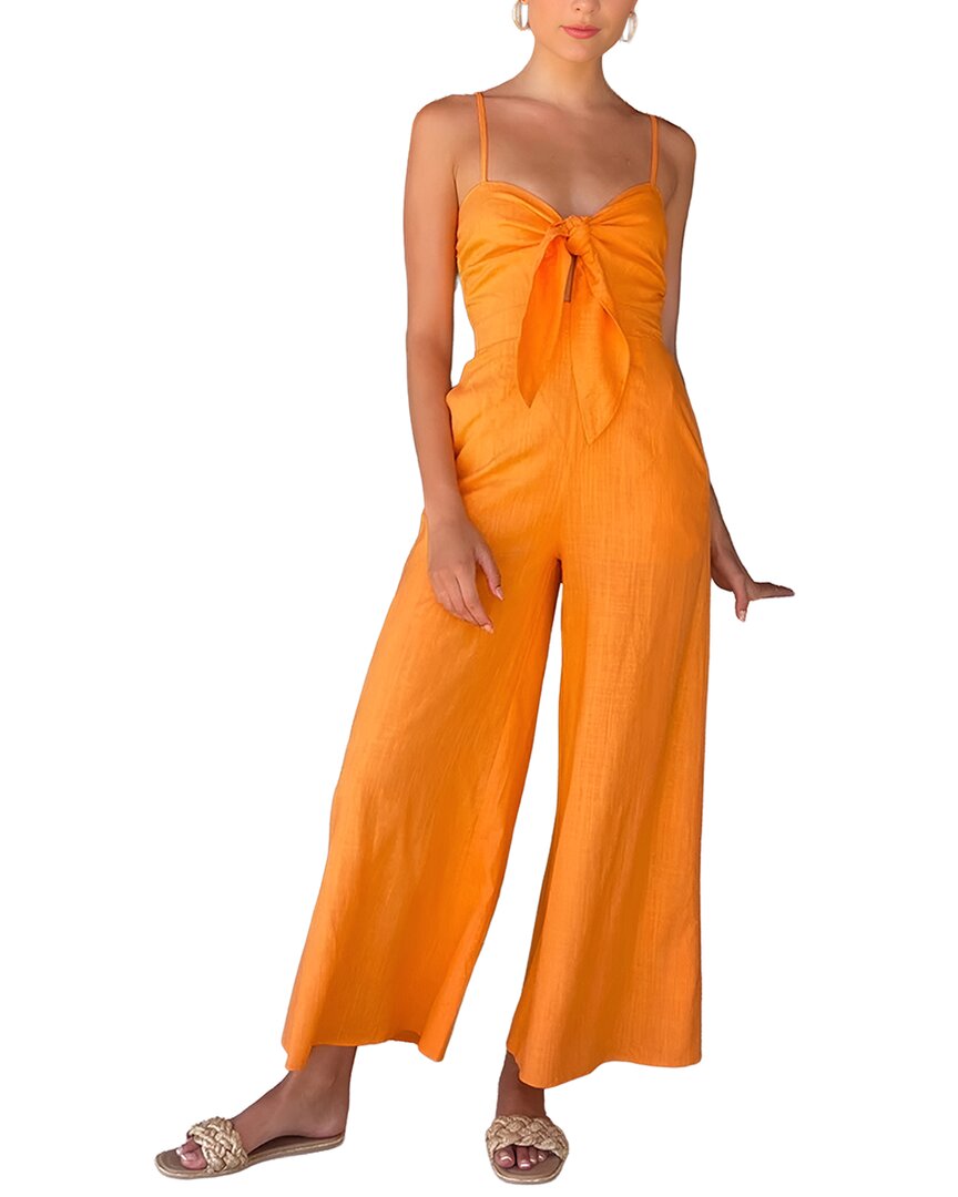 Camila Blanco Jumpsuit In Orange
