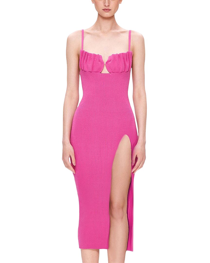 Daniele Oro Midi Dress In Pink