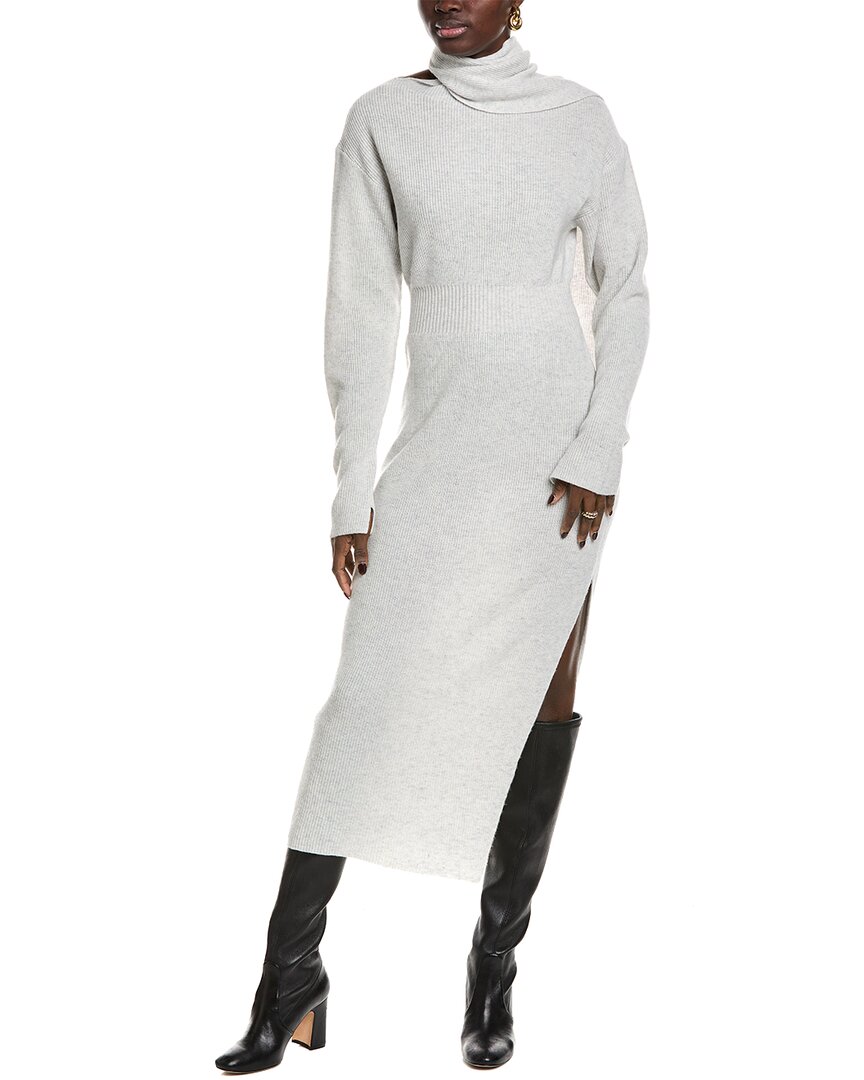 Toccin Liliana Wool & Cashmere-blend Sweaterdress In Grey