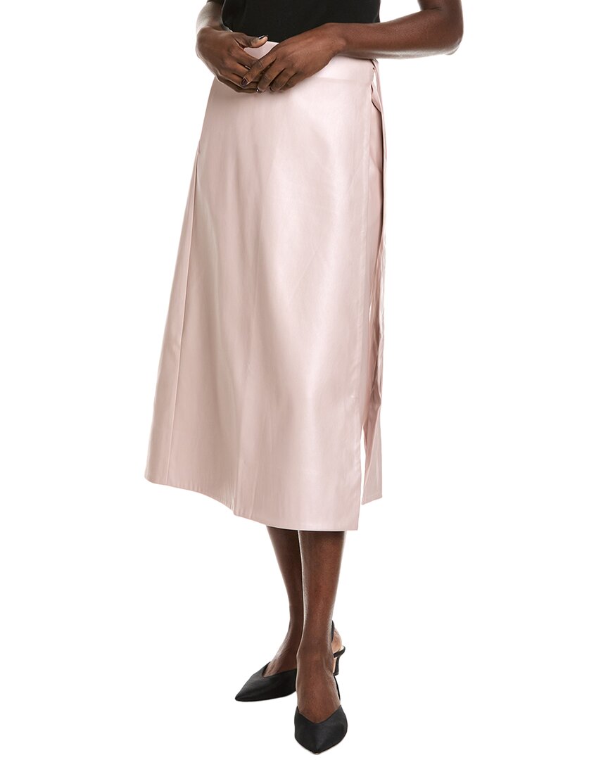 Toccin Beatrice Wrap Skirt In Purple