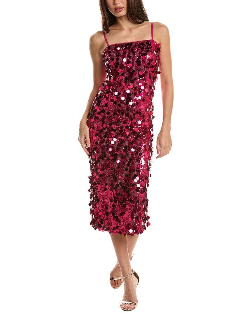 BEBE BEBE SEQUINED MIDI DRESS
