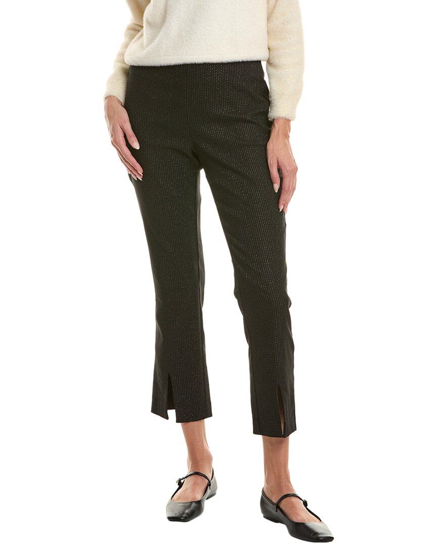 Nanette Lepore Nanette Metallic Stripe Pant In Black