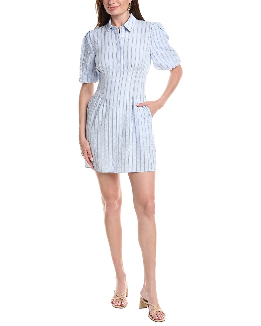 Flora Bea Nyc Kcee Shirtdress In Blue