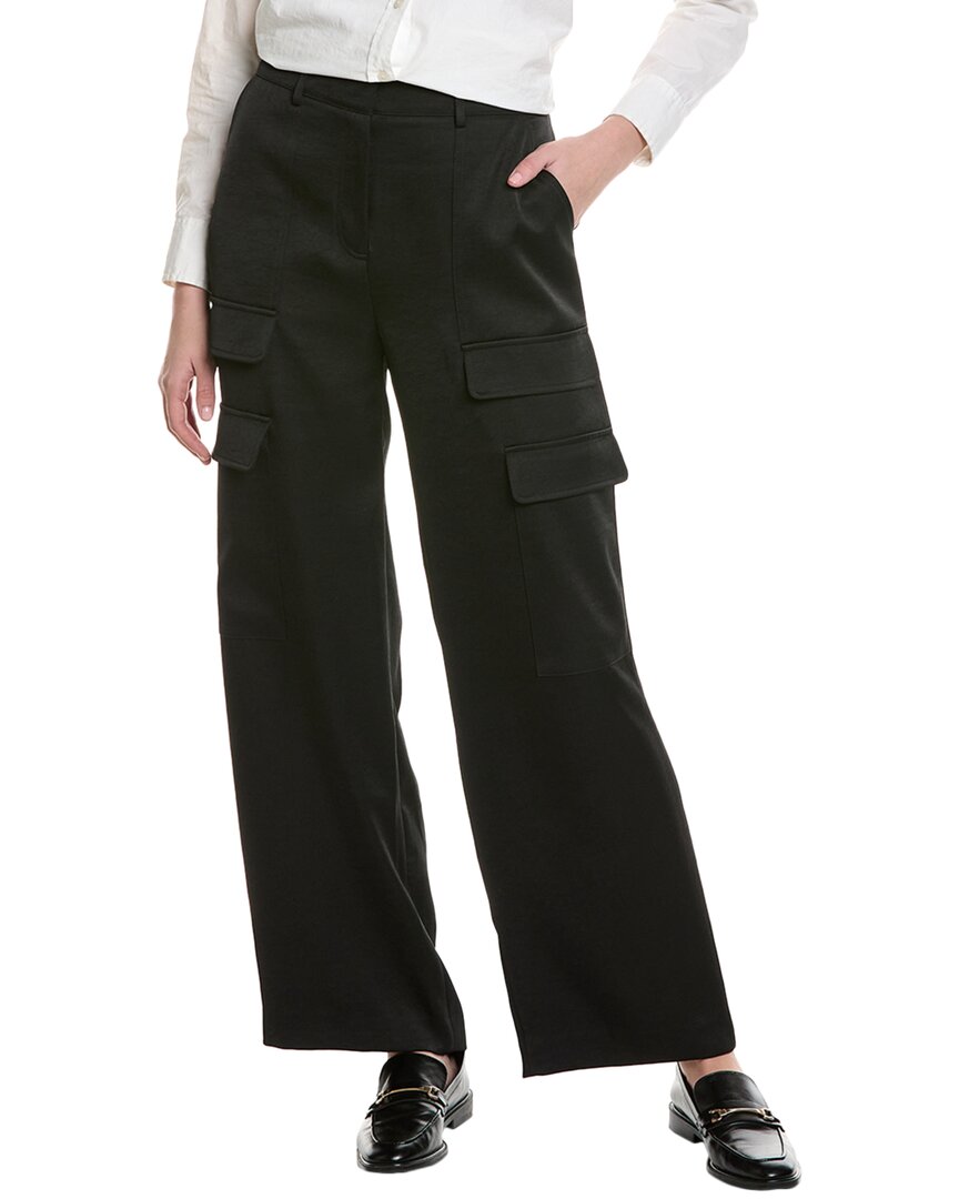 Kenneth Cole High-rise Cargo Pant In Black