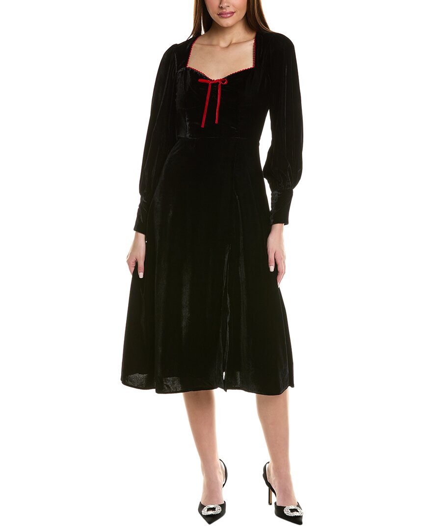 Alexia Admor Willa A-line Dress In Black