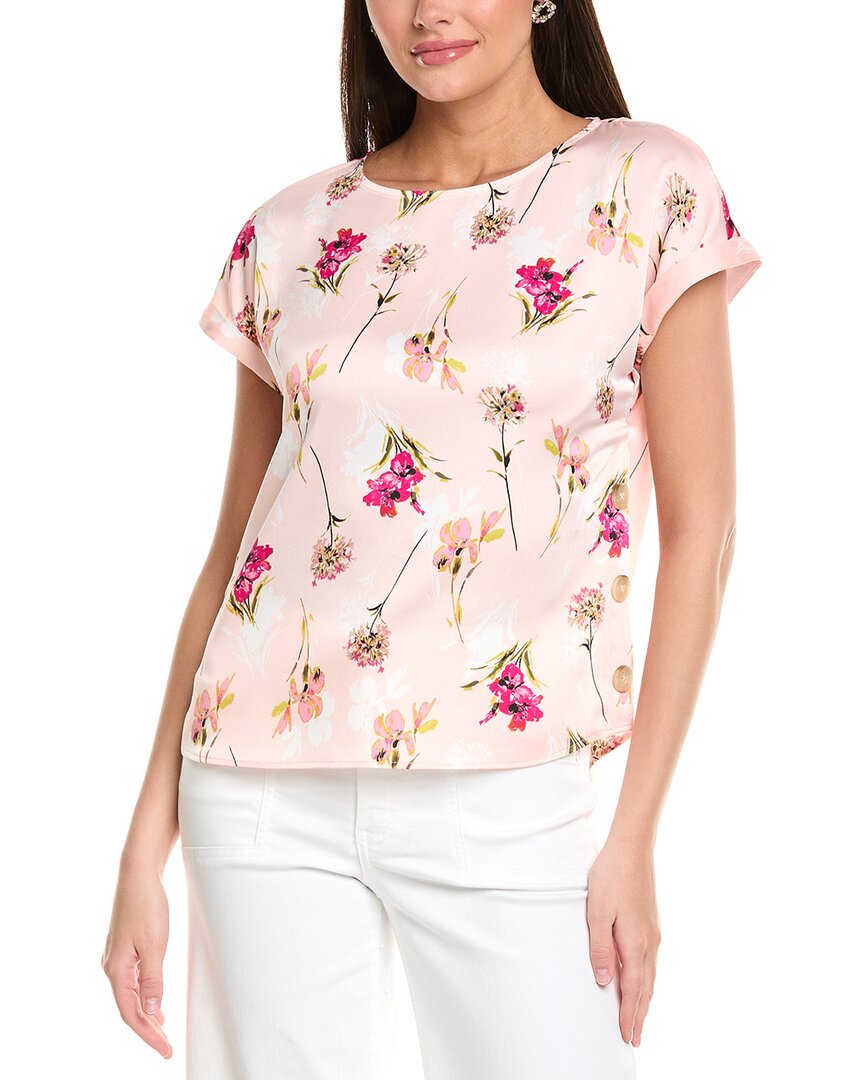 Jones New York Button Detail Blouse