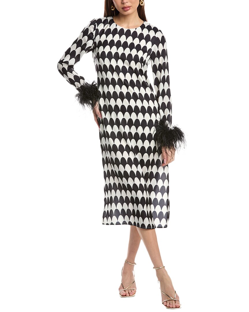 Flora Bea Nyc Adrianne Midi Dress In Black