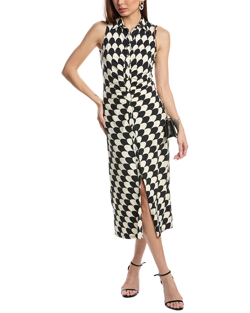 Flora Bea Nyc Adrianne Midi Dress In Black
