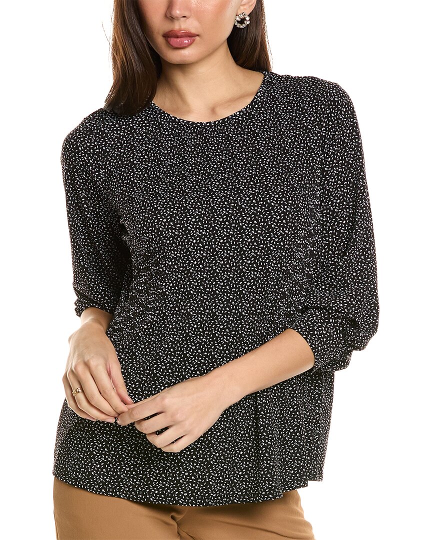 ADRIANNA PAPELL ADRIANNA PAPELL PLEATED TRAPEZE TOP 