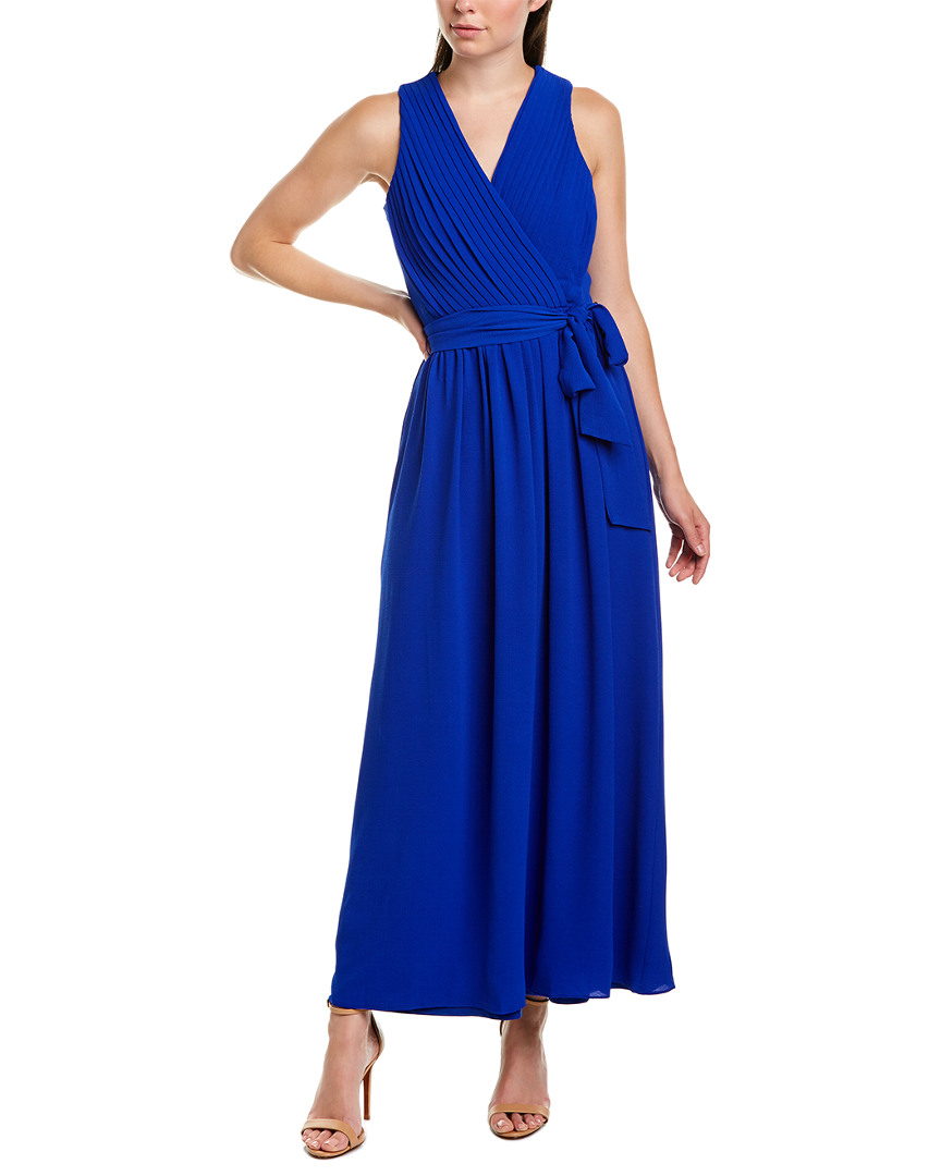 Donna Ricco Midi Dress Women's Blue 8 | eBay