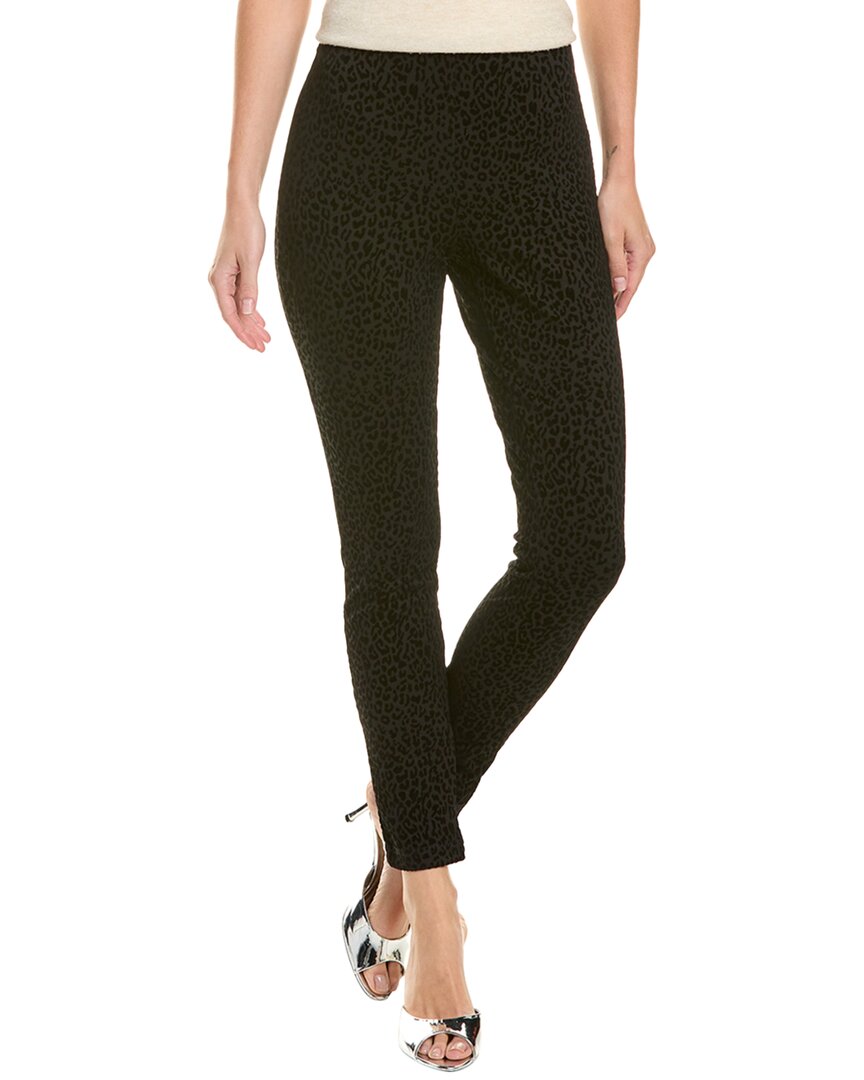 Shop Nanette Lepore Nanette Velvet Leopard Legging In Black