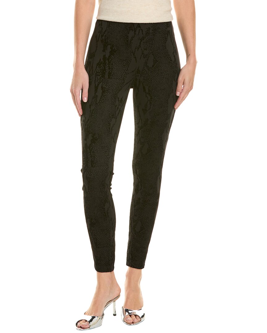 Nanette Lepore Nanette Velvet Burnout Legging In Black