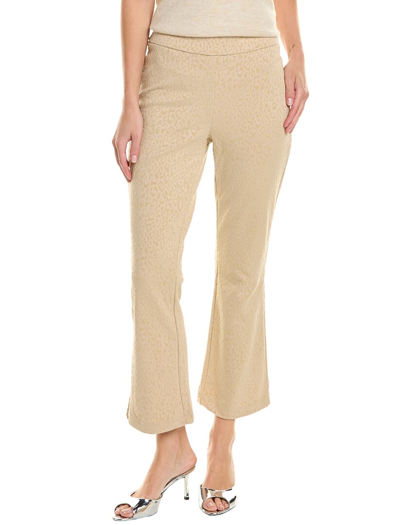 Nanette Lepore Velvet Leopard Legging In Beige