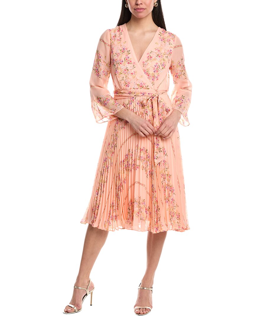 MAISON TARA MAISON TARA PLEATED MIDI DRESS