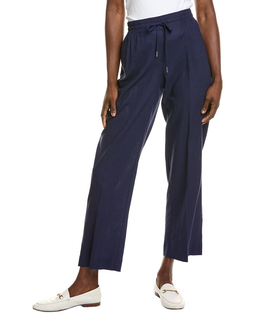Jones New York Pull-on Drawstring Linen-blend Pant