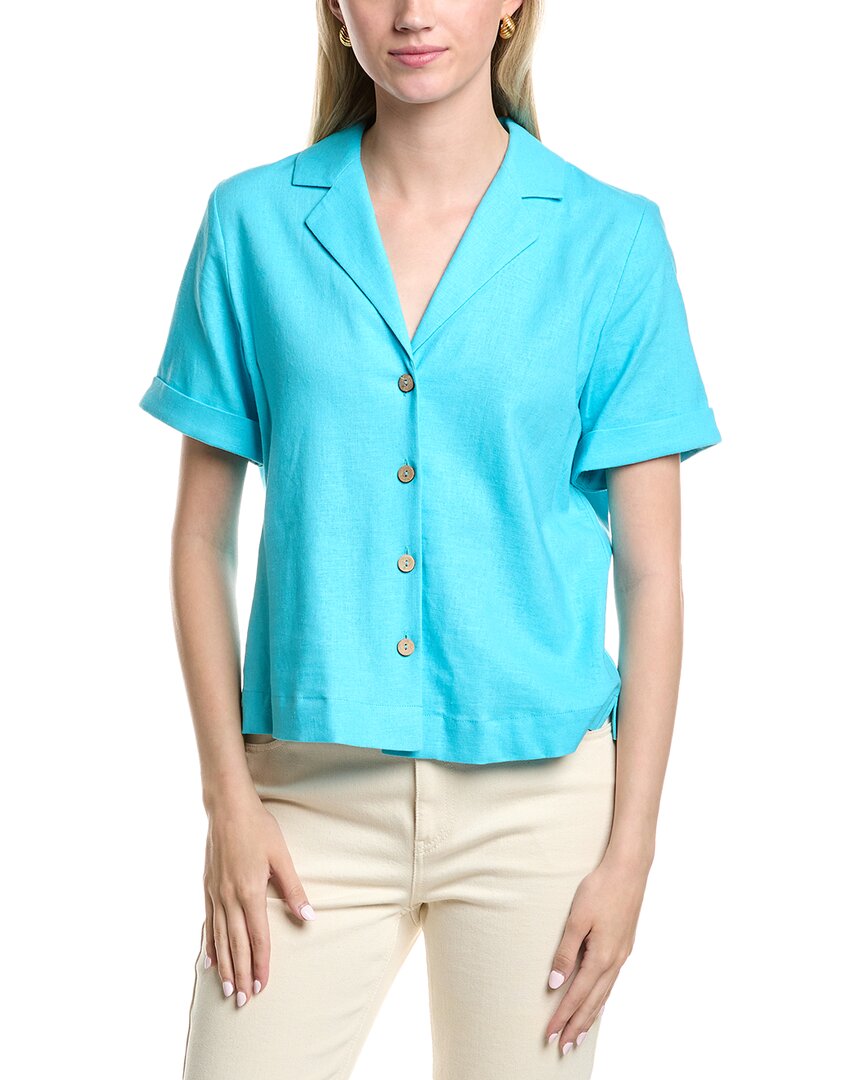 Jones New York Linen-blend Shirt