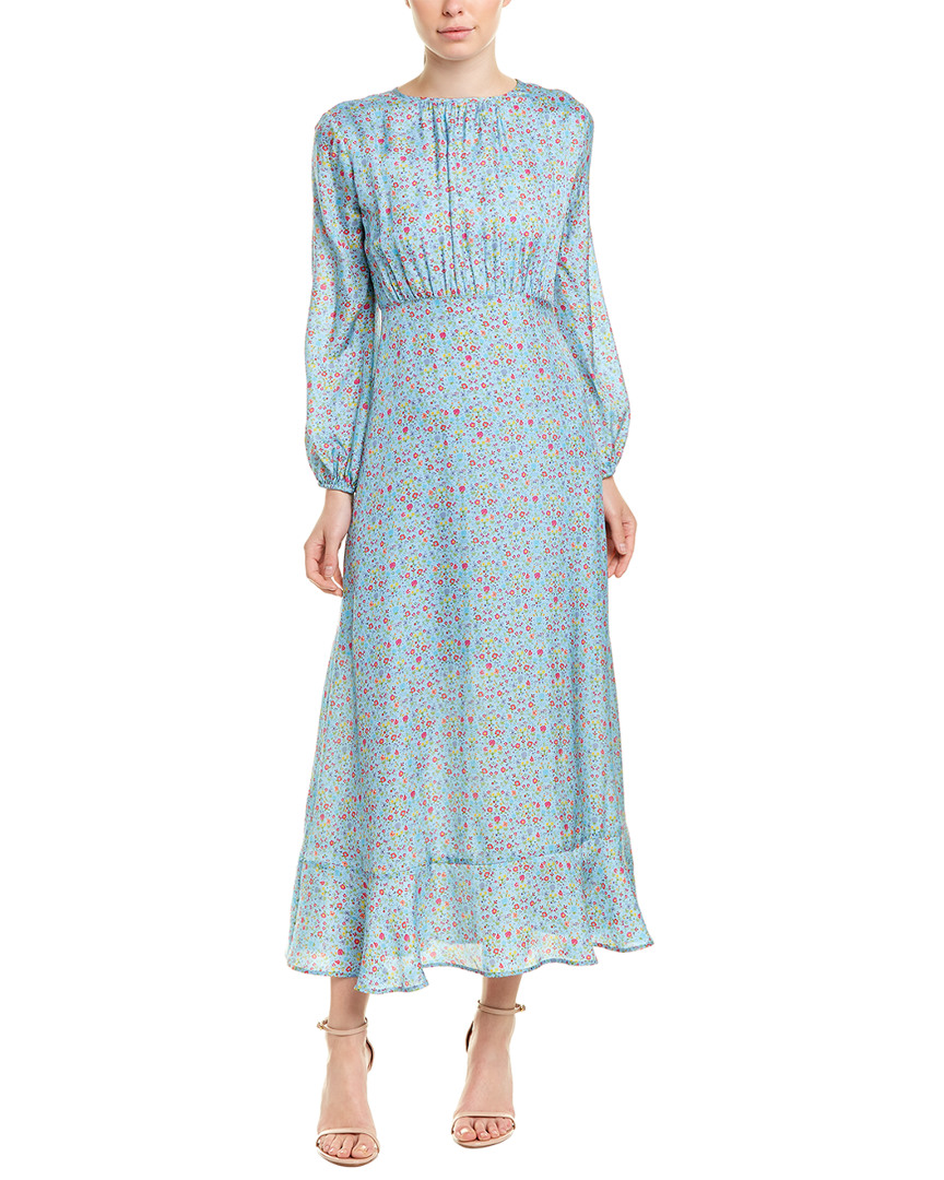 Image of Cynthia Rowley Silk-Blend Maxi Dress