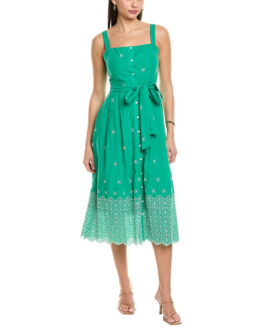 Julia Jordan Embroidered Midi Dress