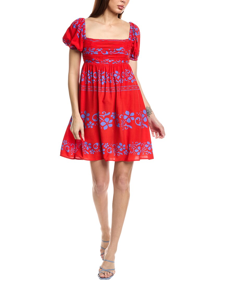 Garrie B Mini Dress In Red