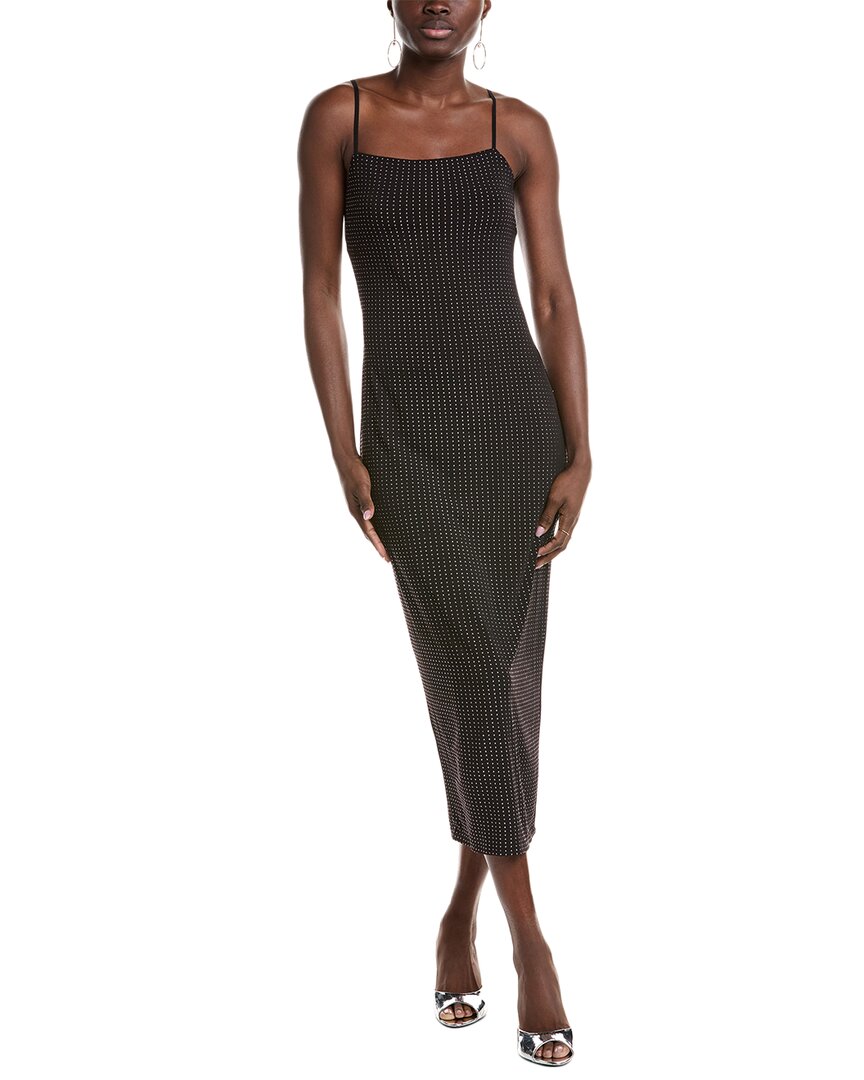 Kenneth Cole Studded Maxi Dress In Black