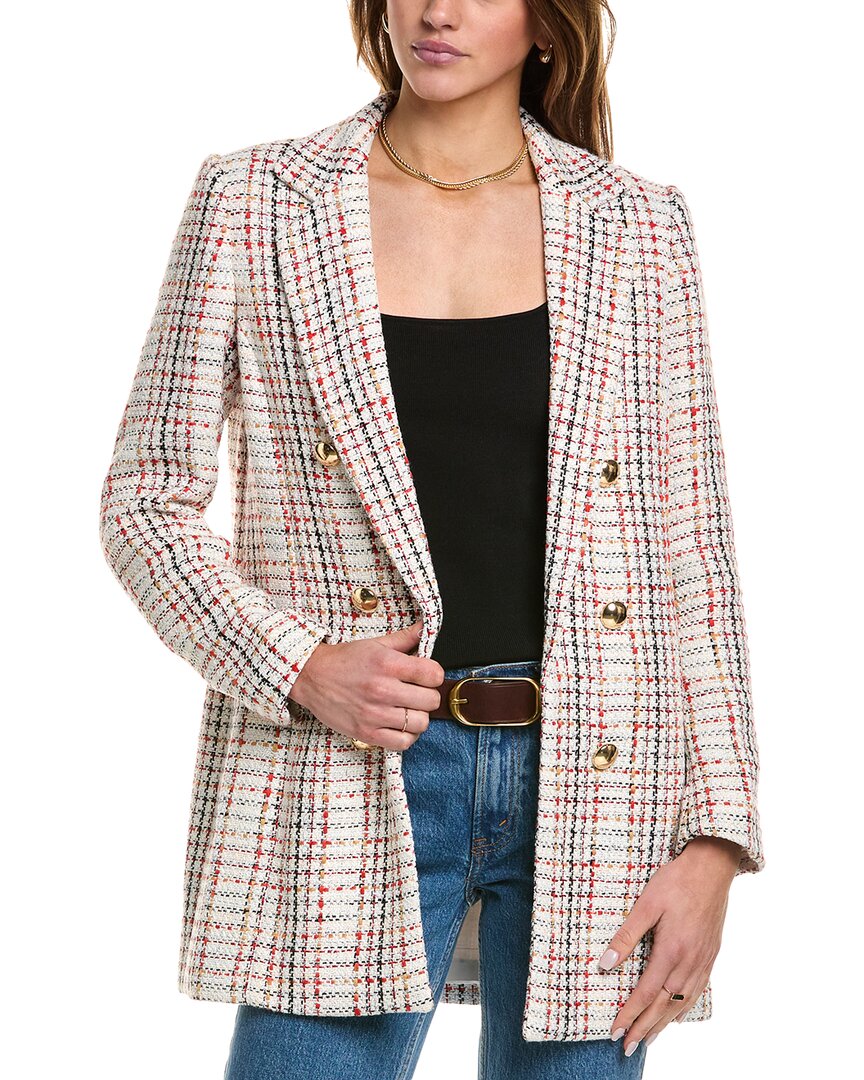 ANNE KLEIN ANNE KLEIN TWEED COAT