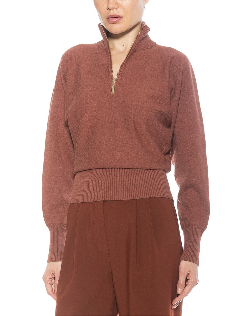 Alexia Admor Niko Quarter Zip Sweater