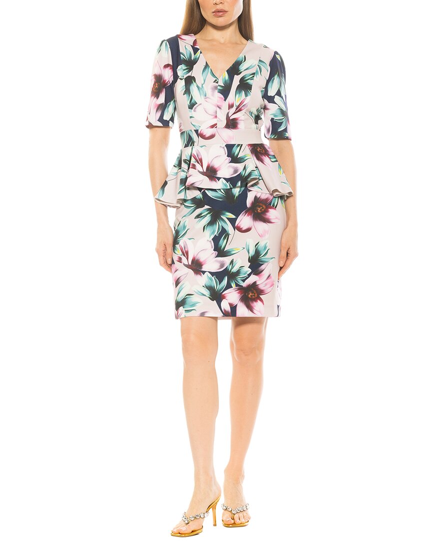 Alexia Admor Atlas V-neck Sheath Midi Dress