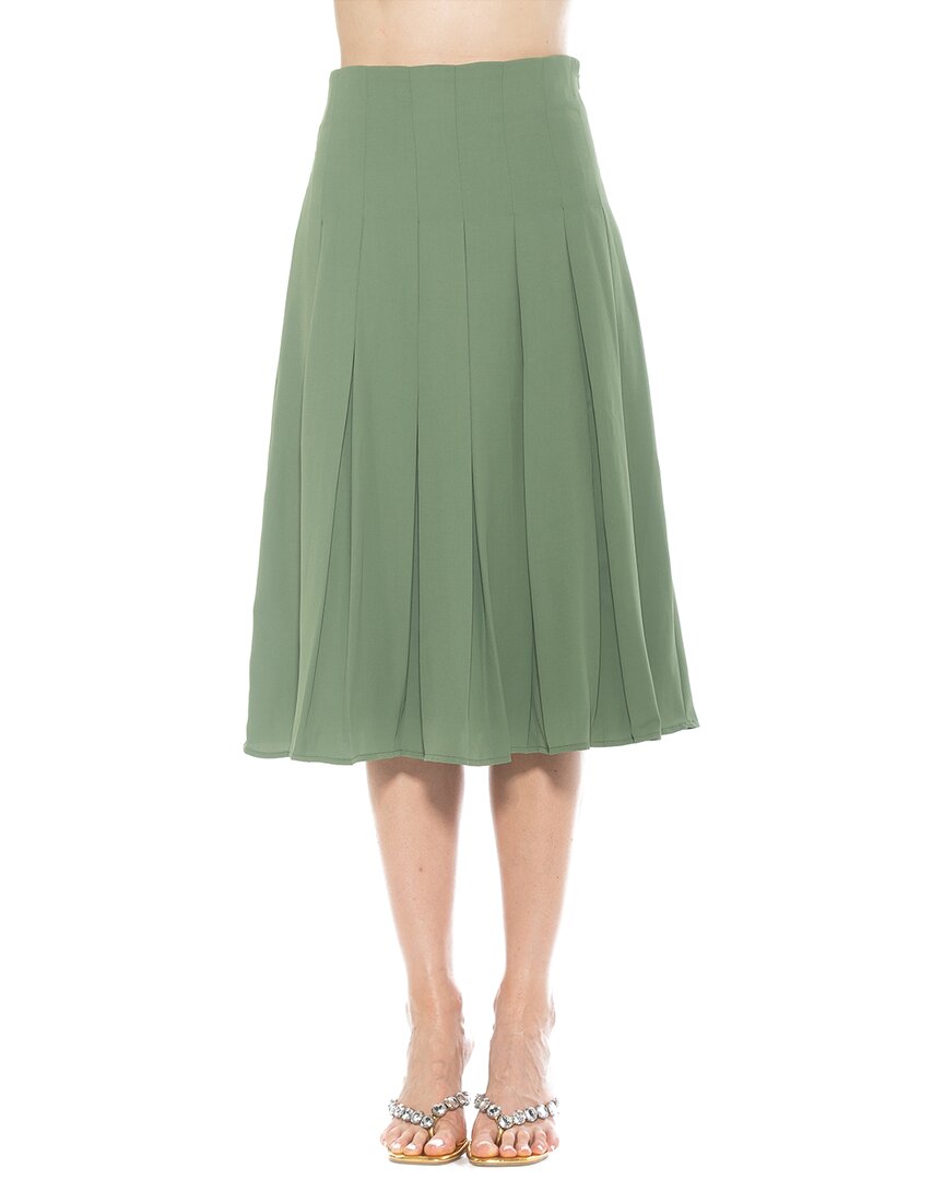 Alexia Admor Shilo Pleated Midi Skirt
