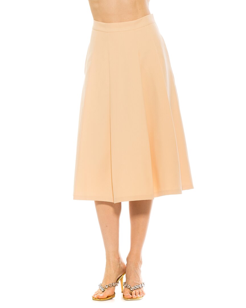 Alexia Admor Illia Pleated Midi Skirt