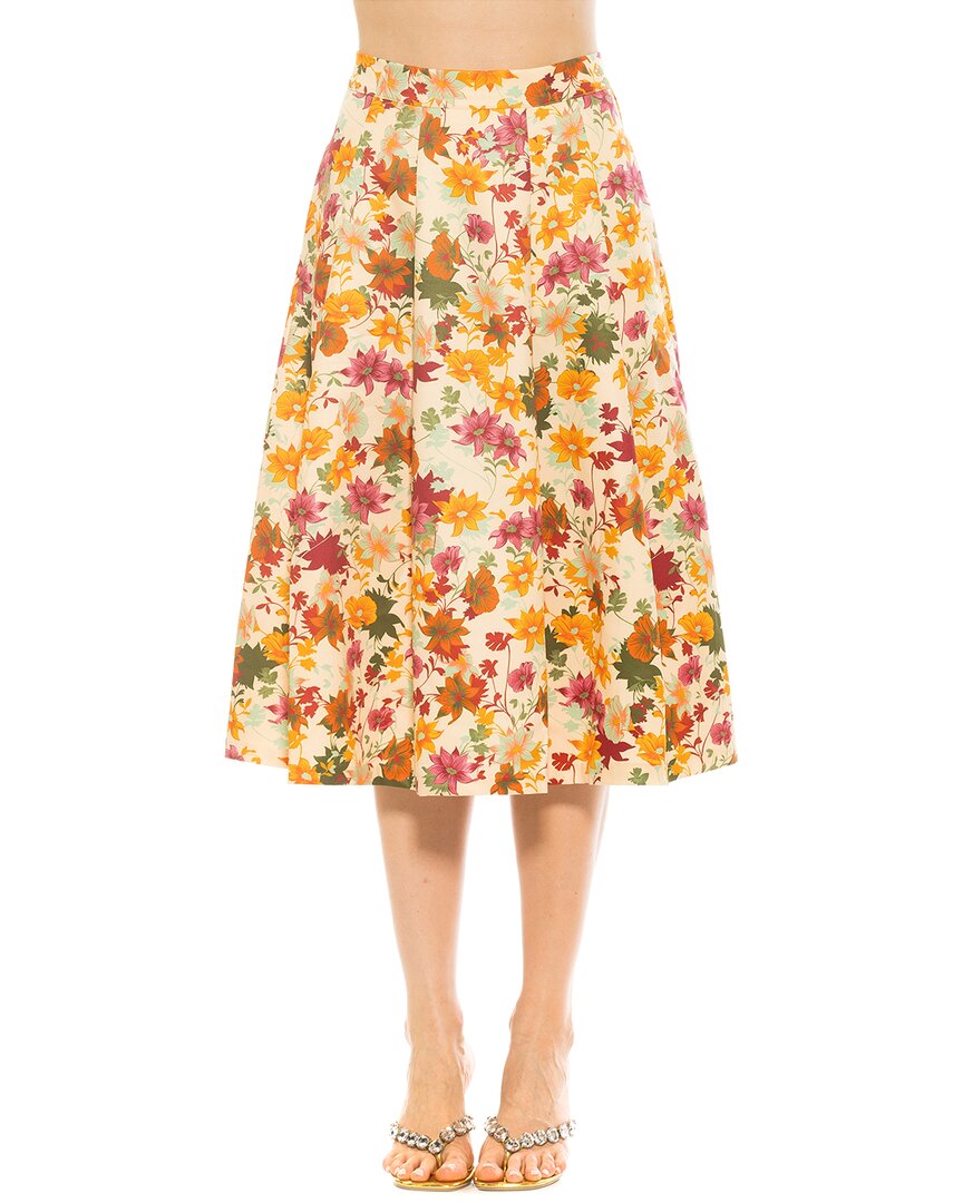 Alexia Admor Illia Pleated Midi Skirt