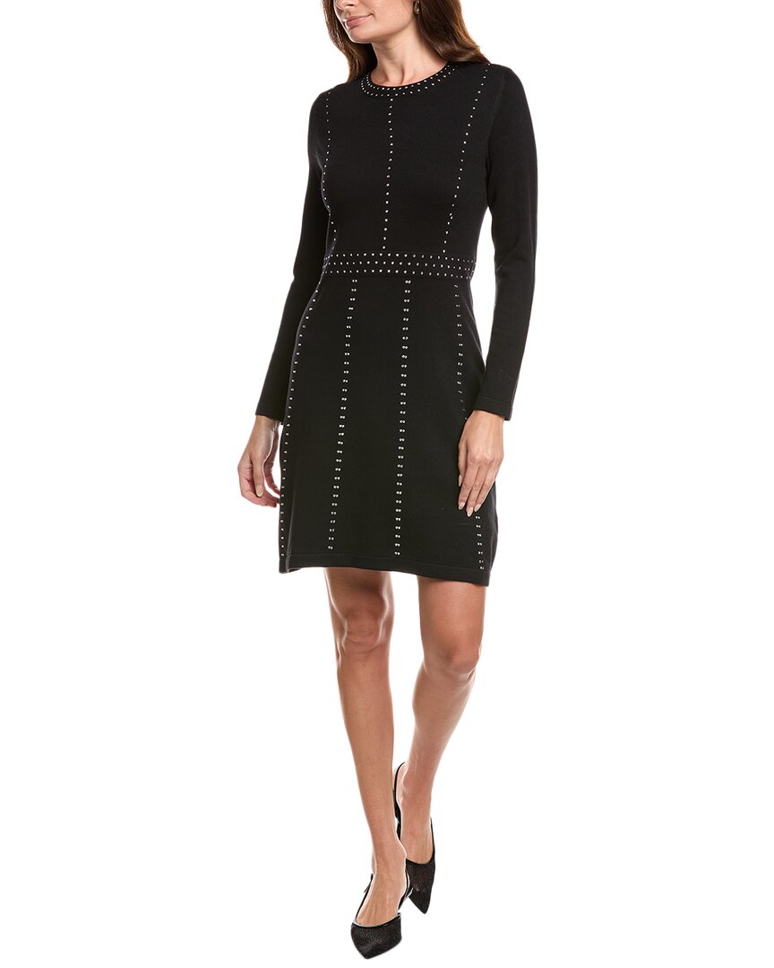 Nanette Lepore Nanette  Mini Sweaterdress In Black