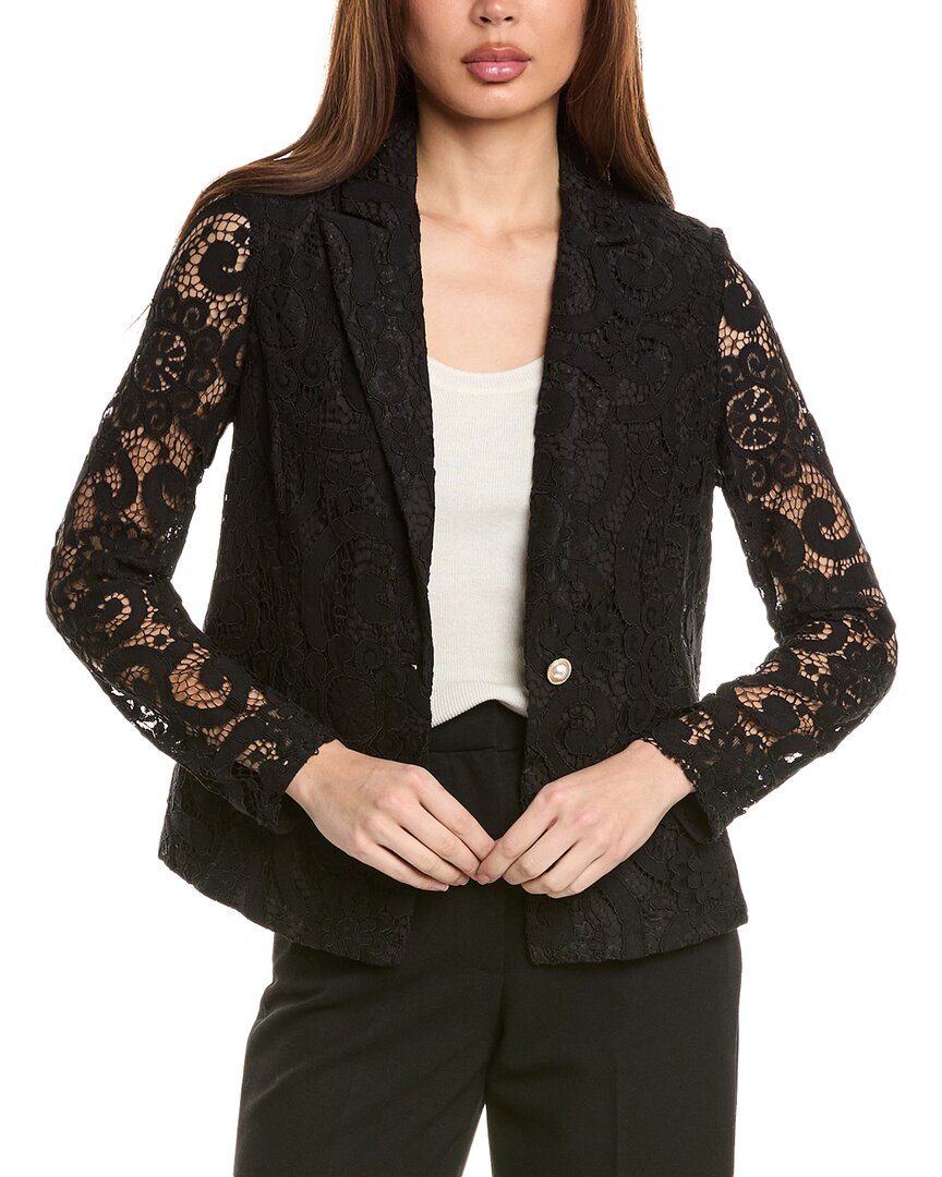 Nanette Lepore Nanette Sequin Blazer In Black