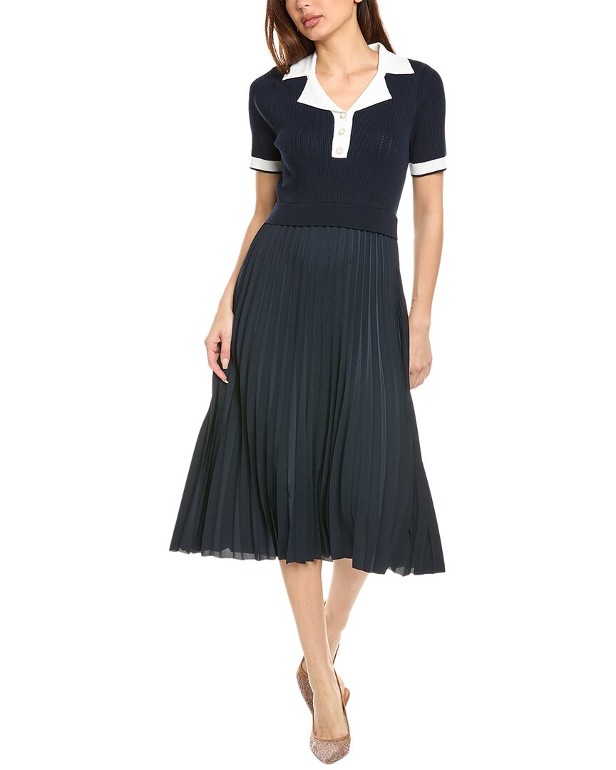 Nanette Lepore Midi Dress In Blue