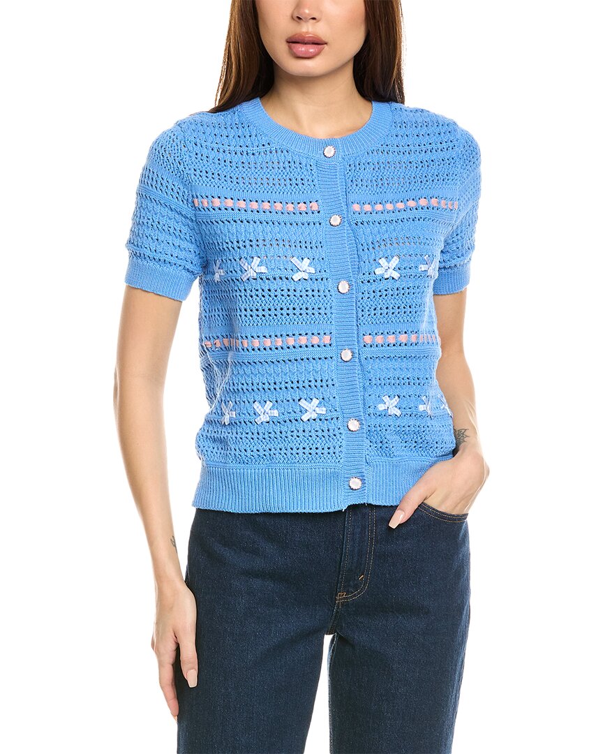 Nanette Lepore Nanette  Linen-blend Cardigan