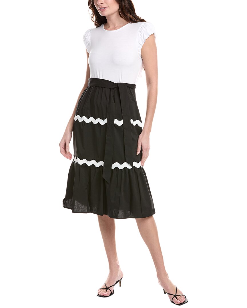 Nanette Lepore Midi Dress In Black
