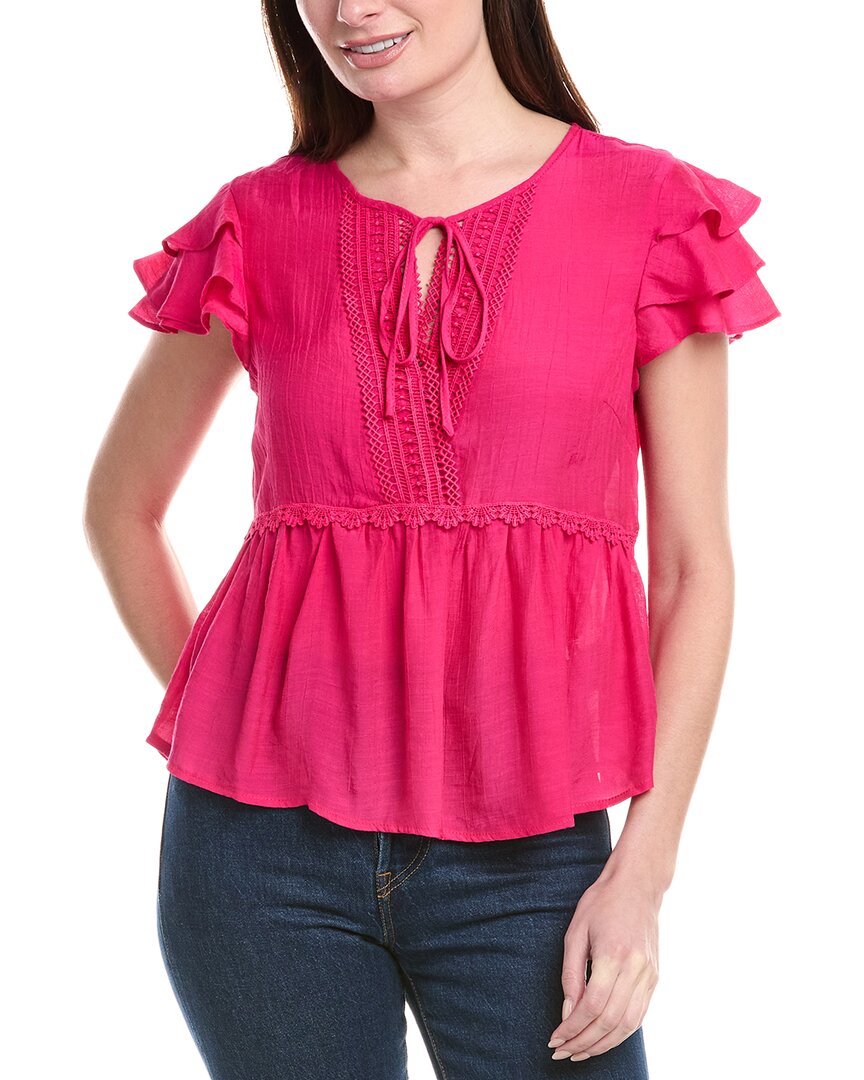 Shop Nanette Lepore Nanette Blouse In Pink