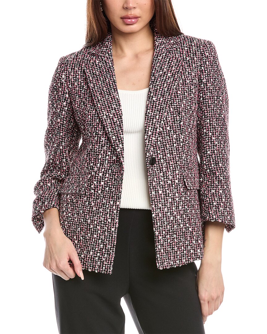 ANNE KLEIN ANNE KLEIN NOTCH COLLAR JACKET